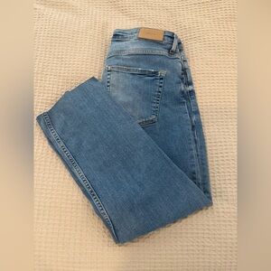 H&M Women's Straight Leg Jeans - Blue